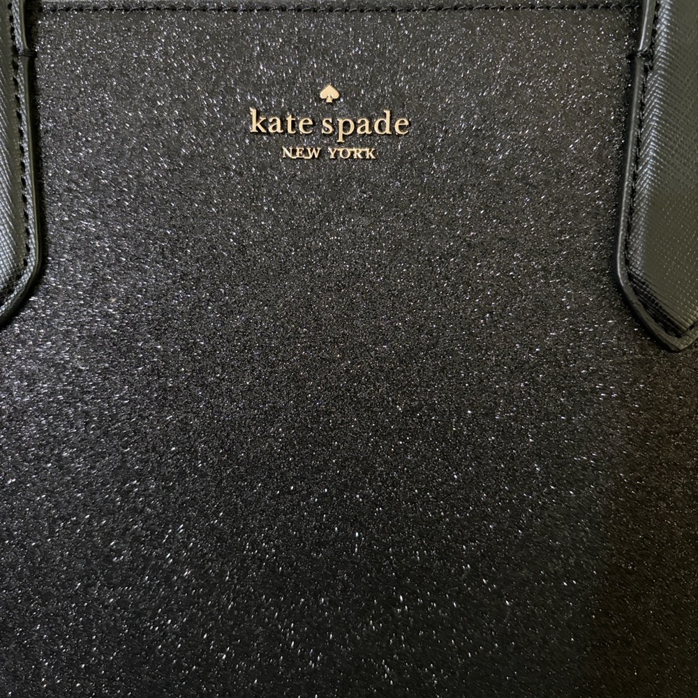 kate spade Black Leather tinsel Tote - Picture 4 of 13